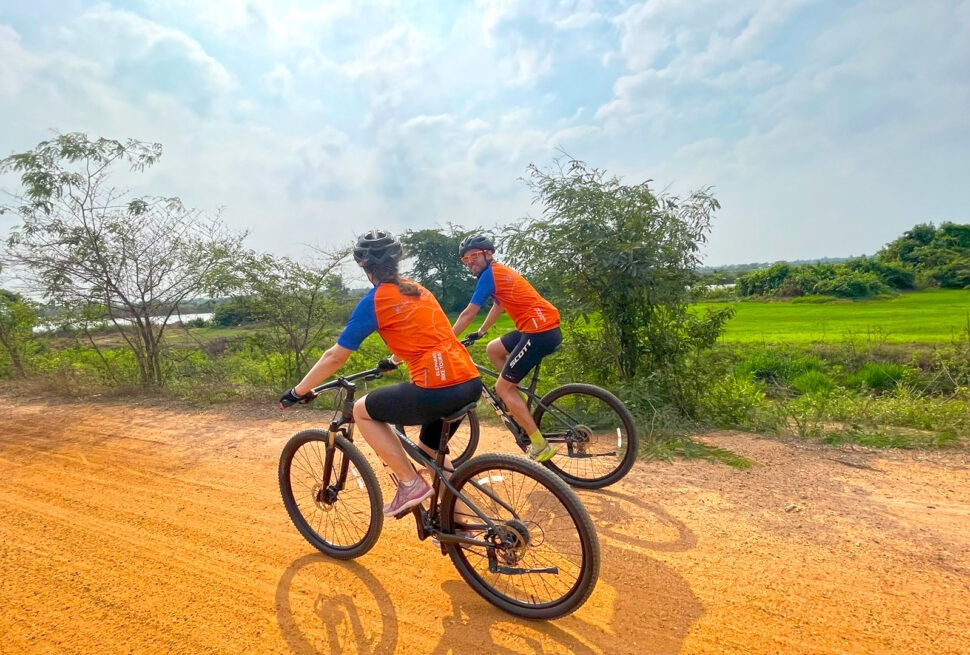 Cycling with small group tour and guide